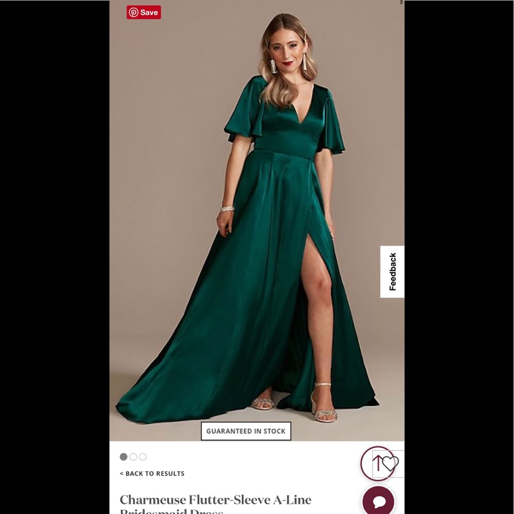 Galina Signature flutter sleeve gem